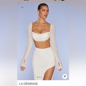 LA DÉSIRADE oh polly set top and skirt both size 6